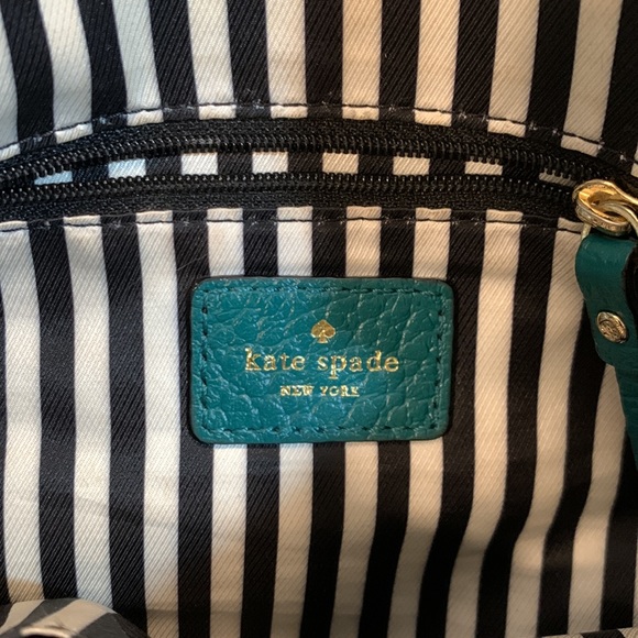 Kate Spade green leather hand bag - Picture 12 of 16